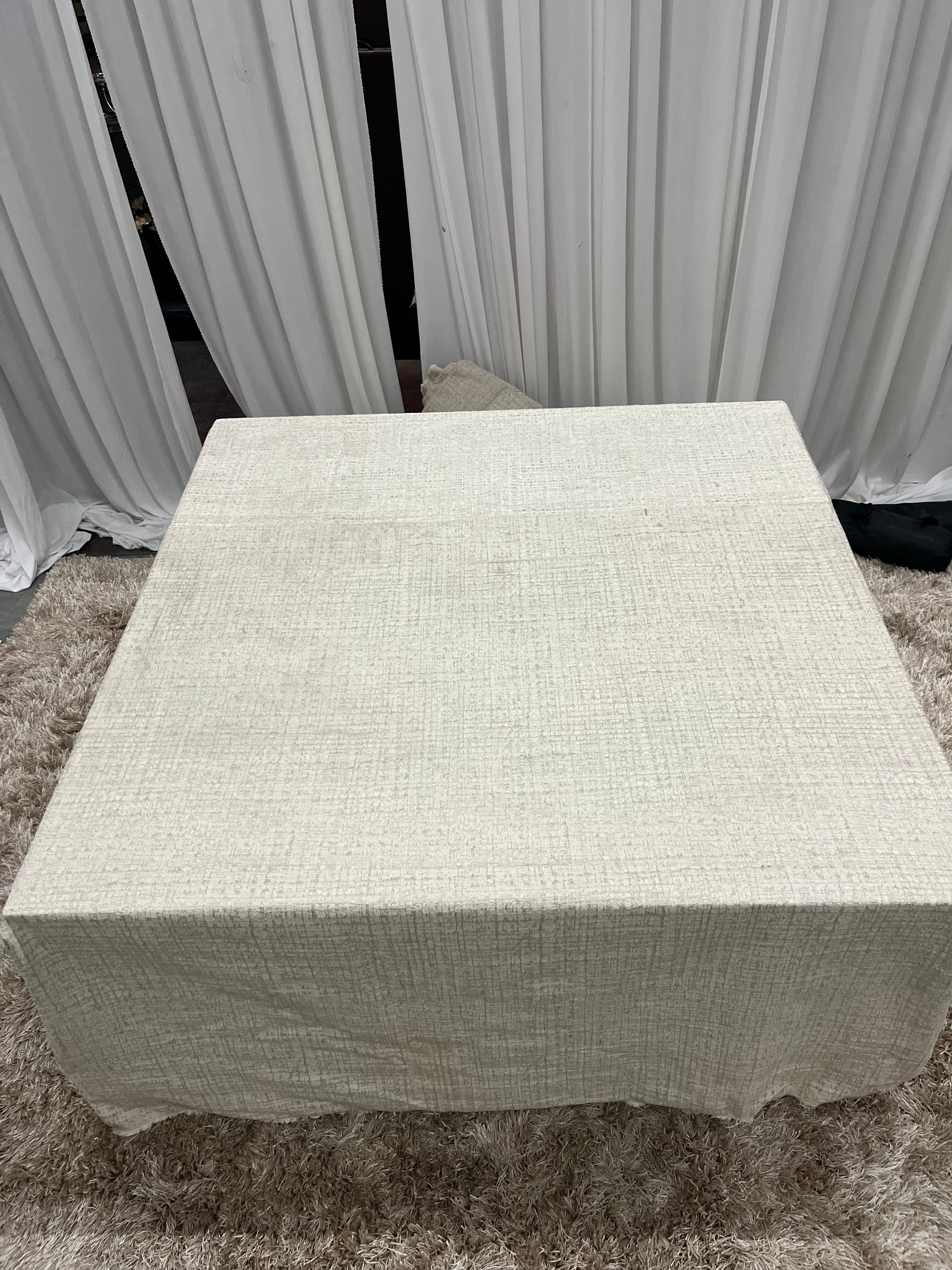White Benjo stage cover