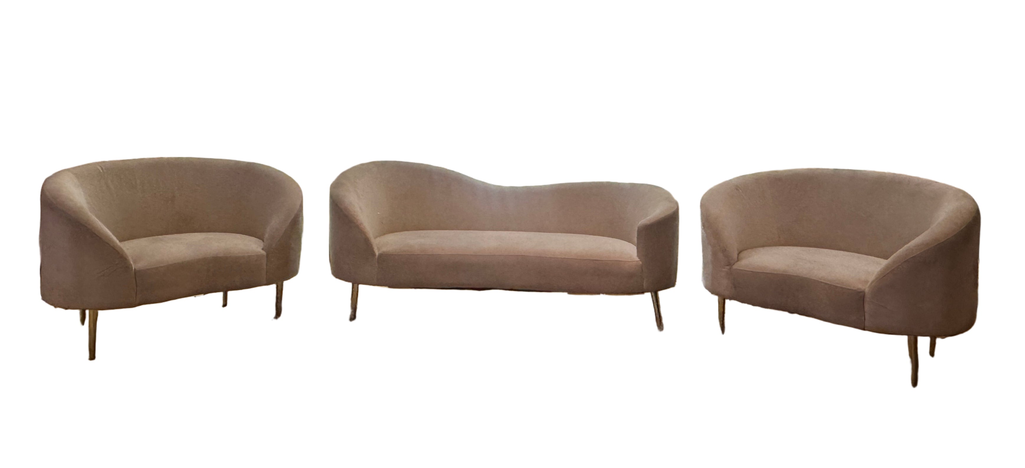 Ivory Sofa set of 3