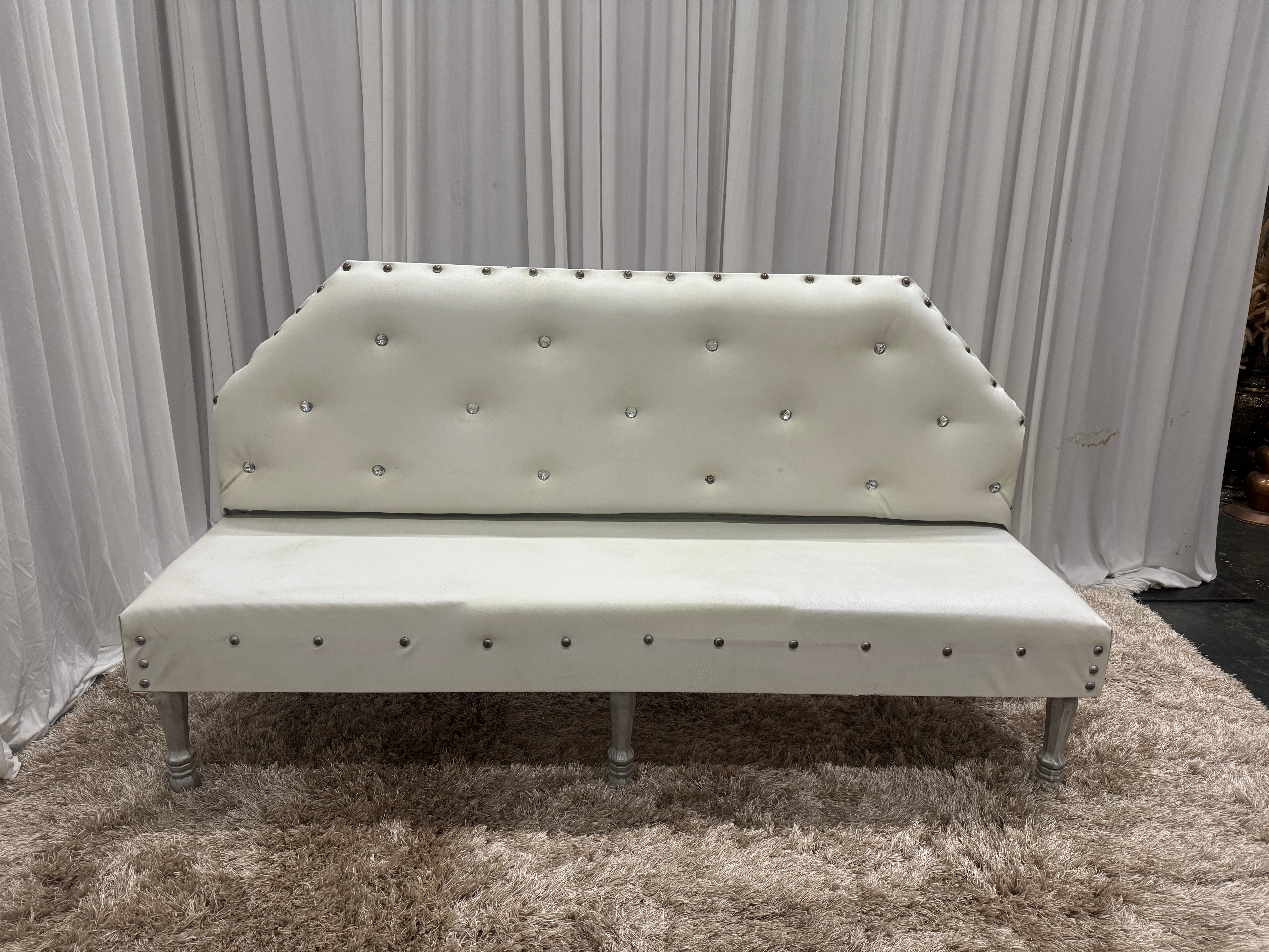 White Bench Sofa