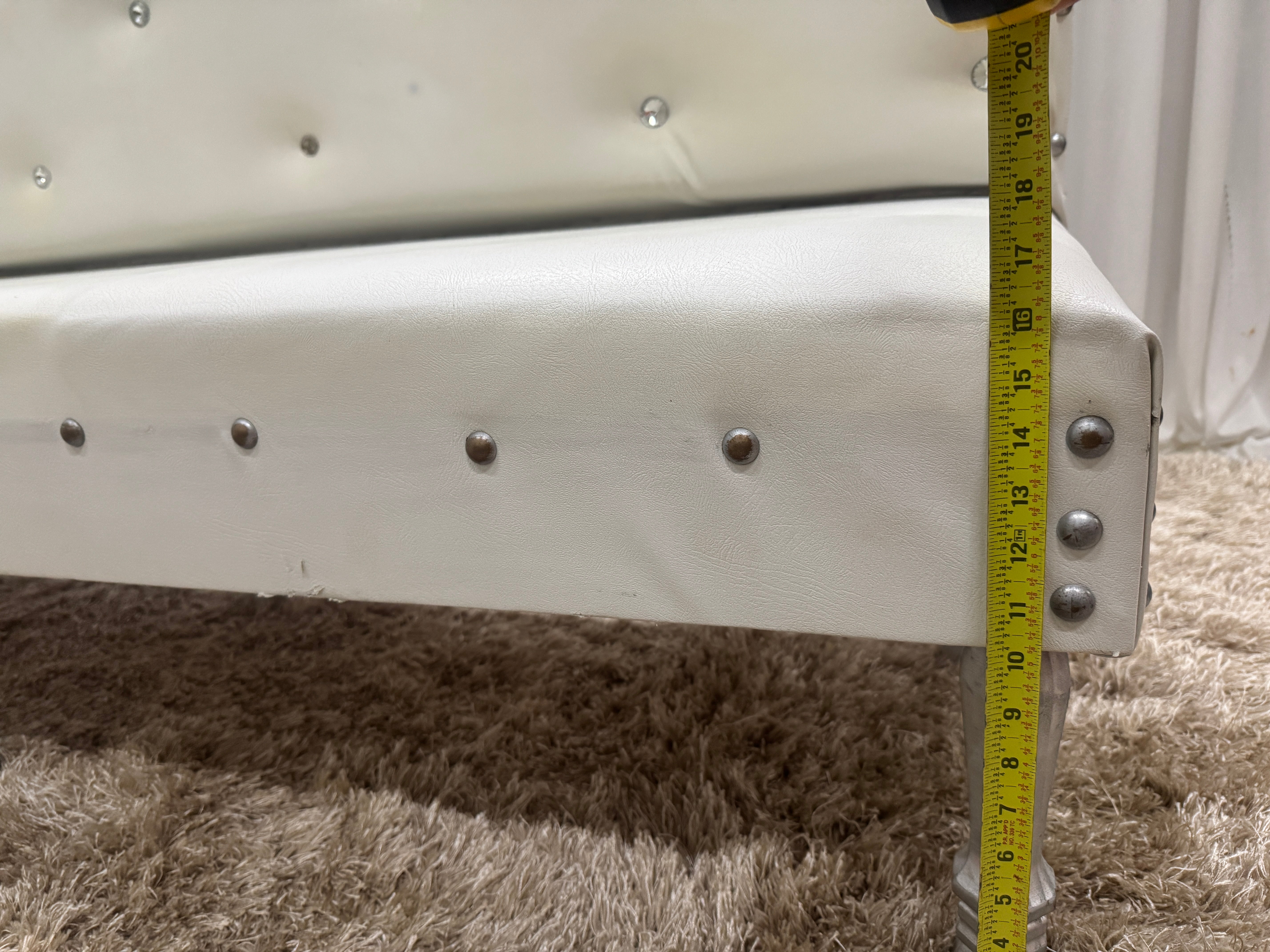 White Bench Sofa