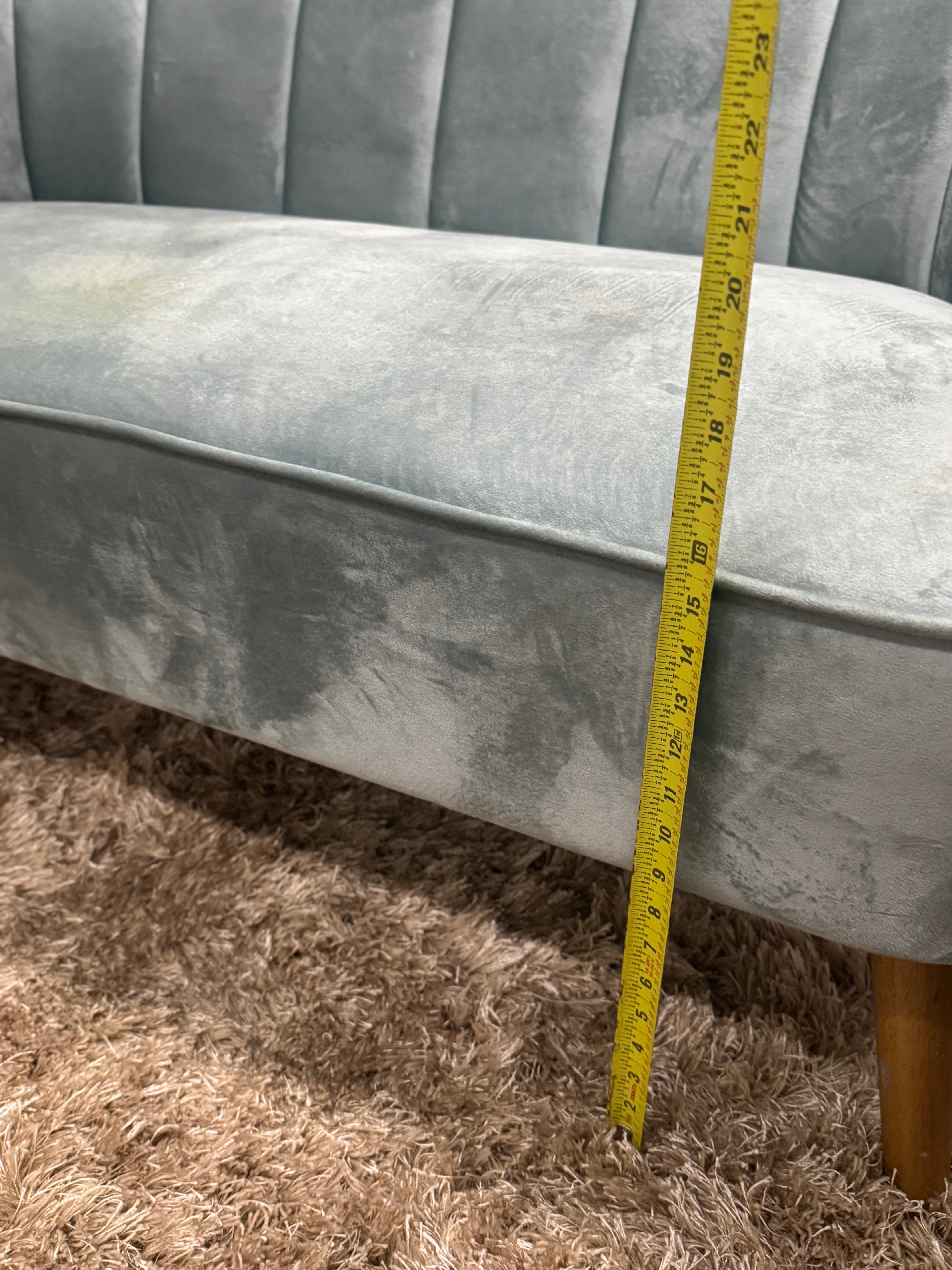 Greenish Blue 3 set Sofa