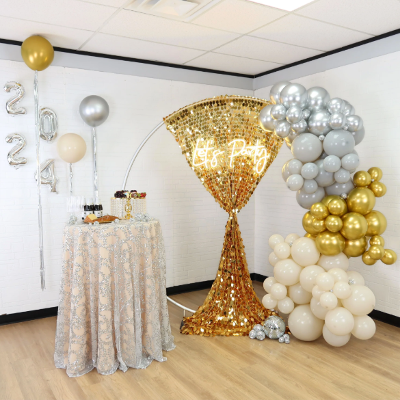 Round Arch Backdrop Stand 7ft