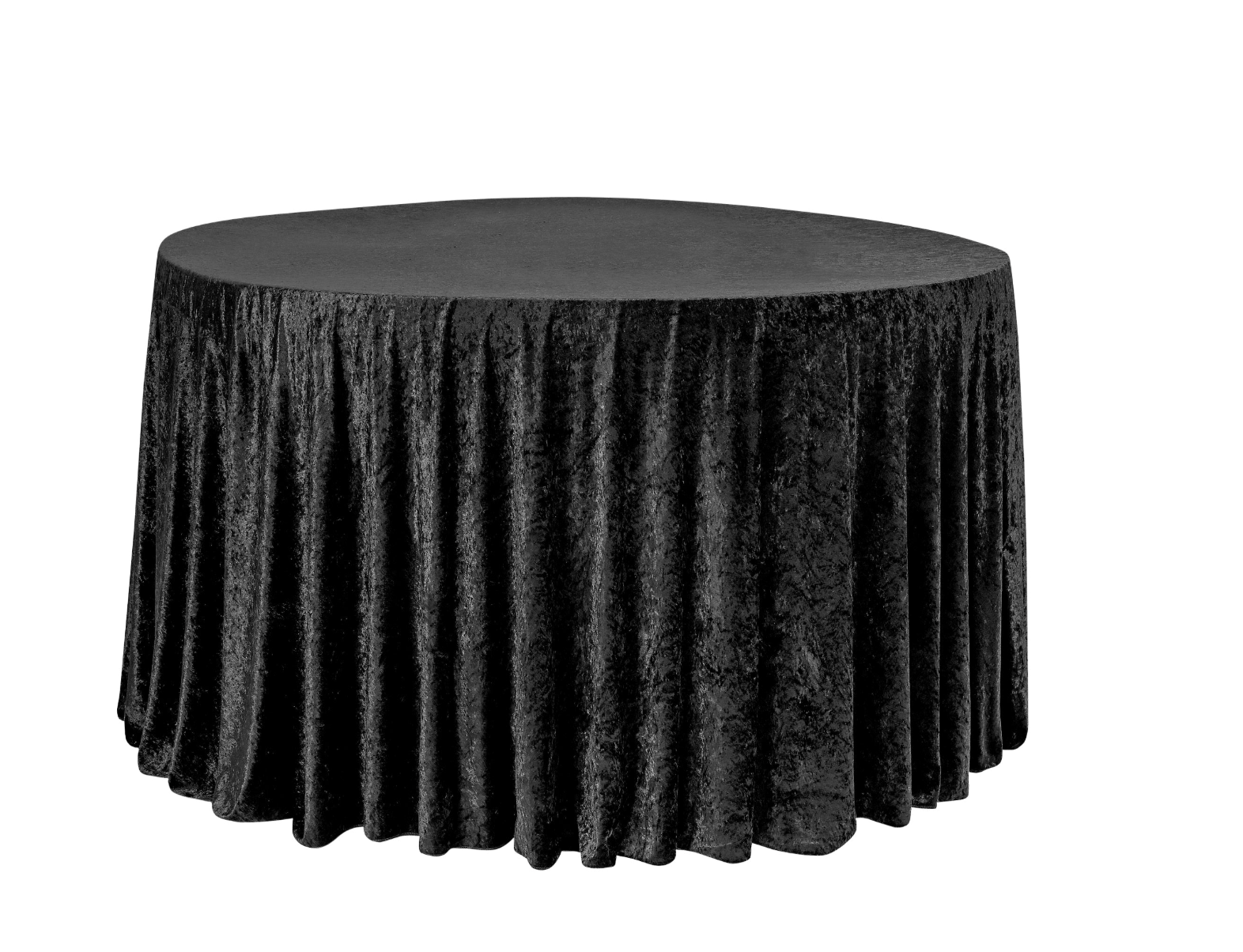 Velvet Black Table Cover