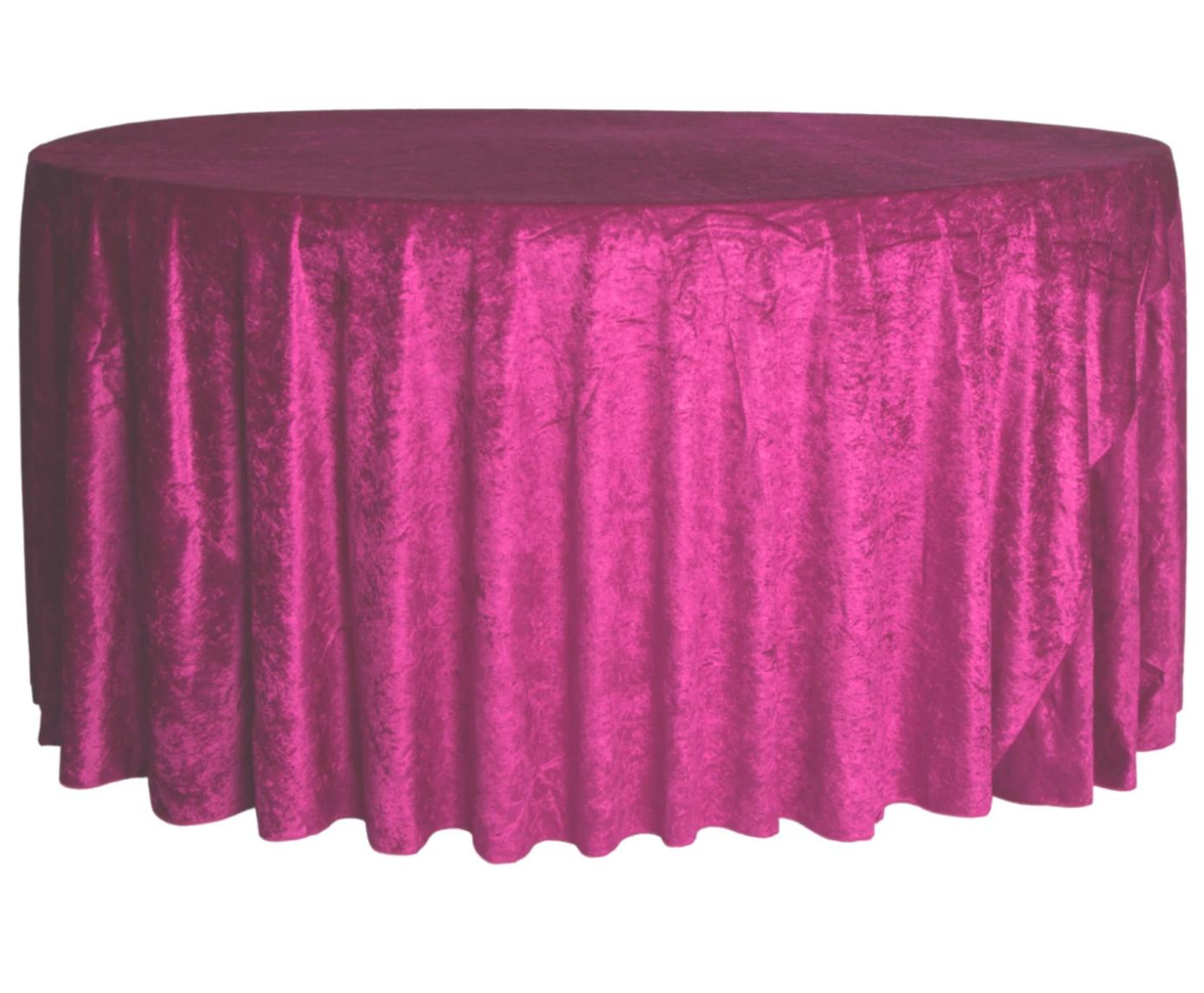 Velvet Hot Pink Table Cover