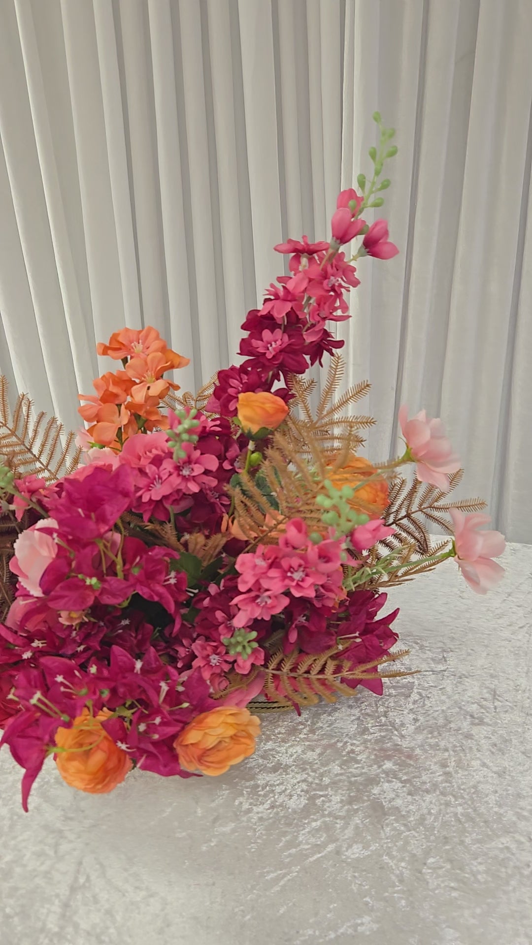 Load video: Pink and Orange Center piece