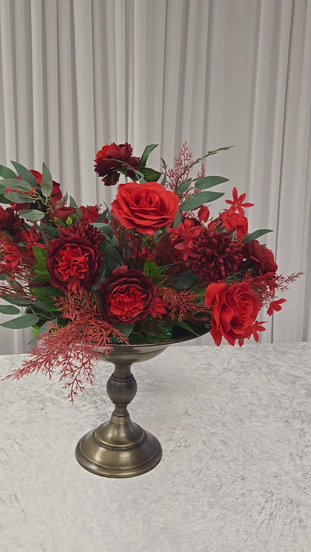 Load video: Red Center piece