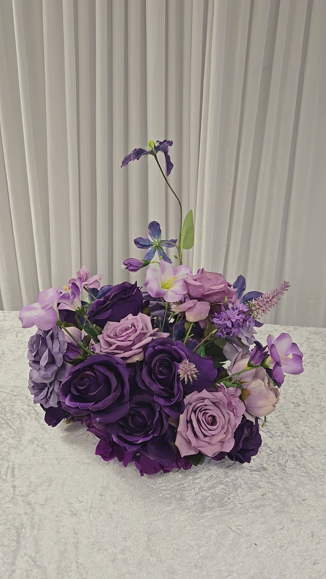 Load video: Purple Center piece