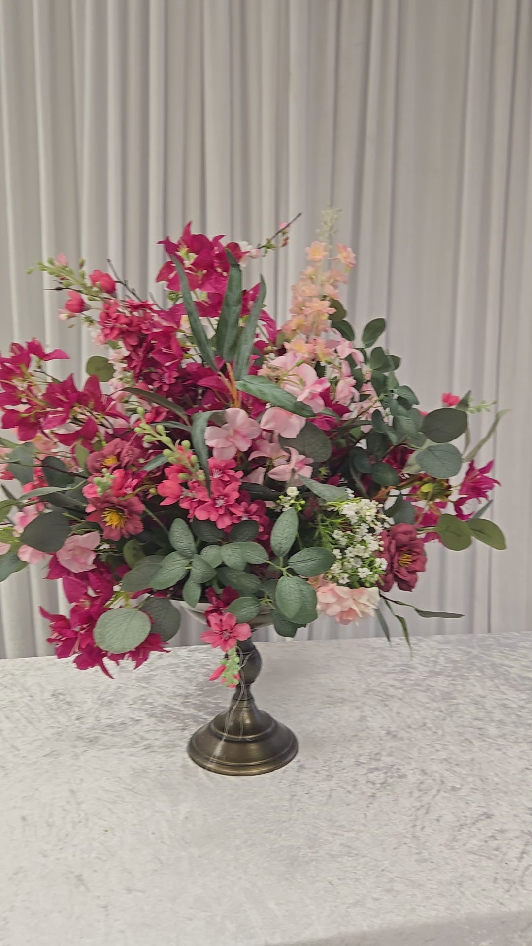 Load video: Dark Pink Center piece