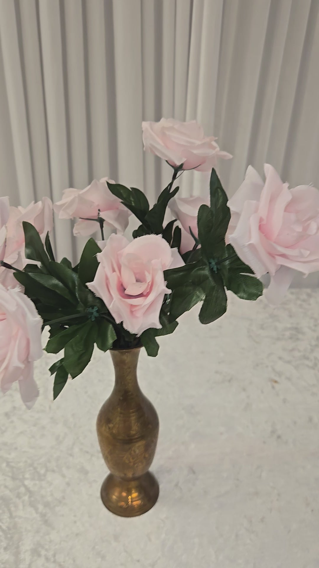 Load video: Light Pink Rose Bunch