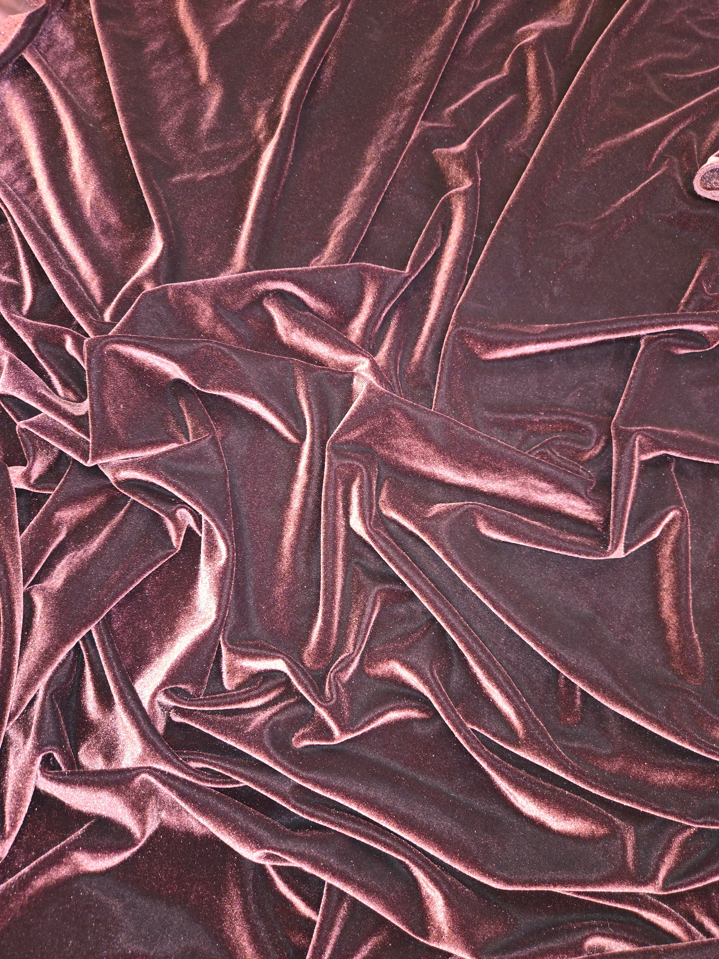 Wine Red Velvet Drapes