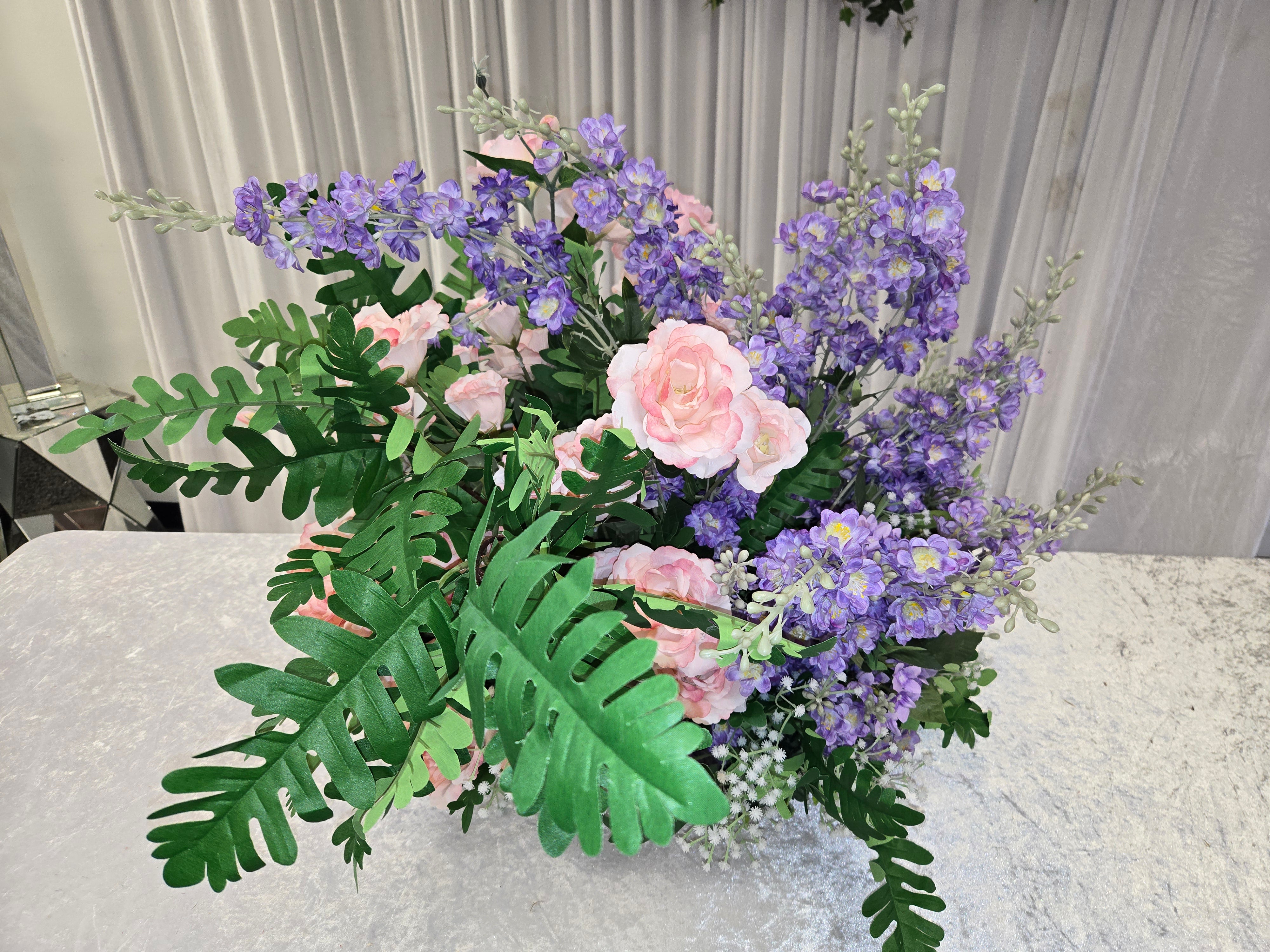 Purple and Pink Mixed Floral