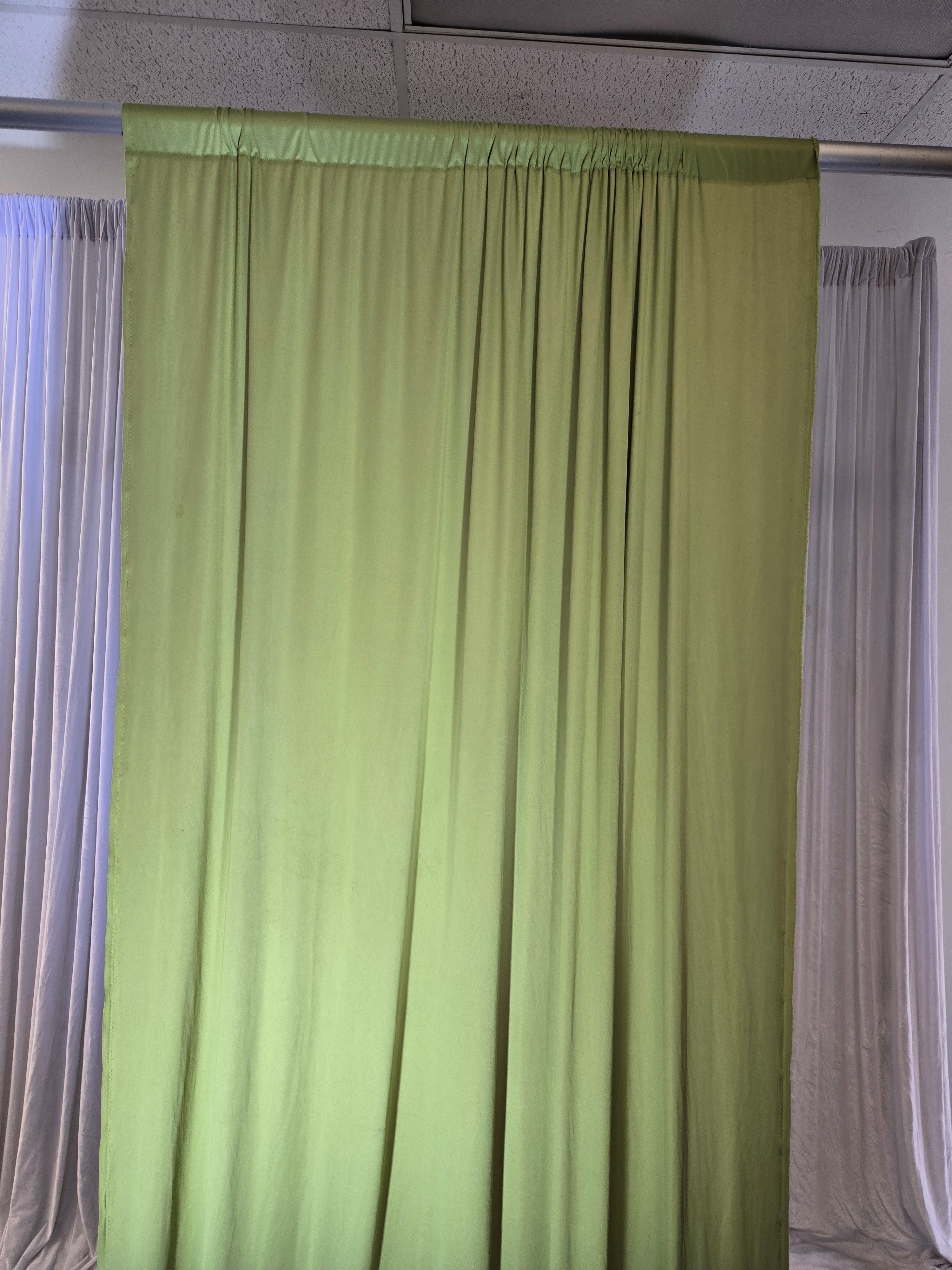 Sage Green Drapes 10ft