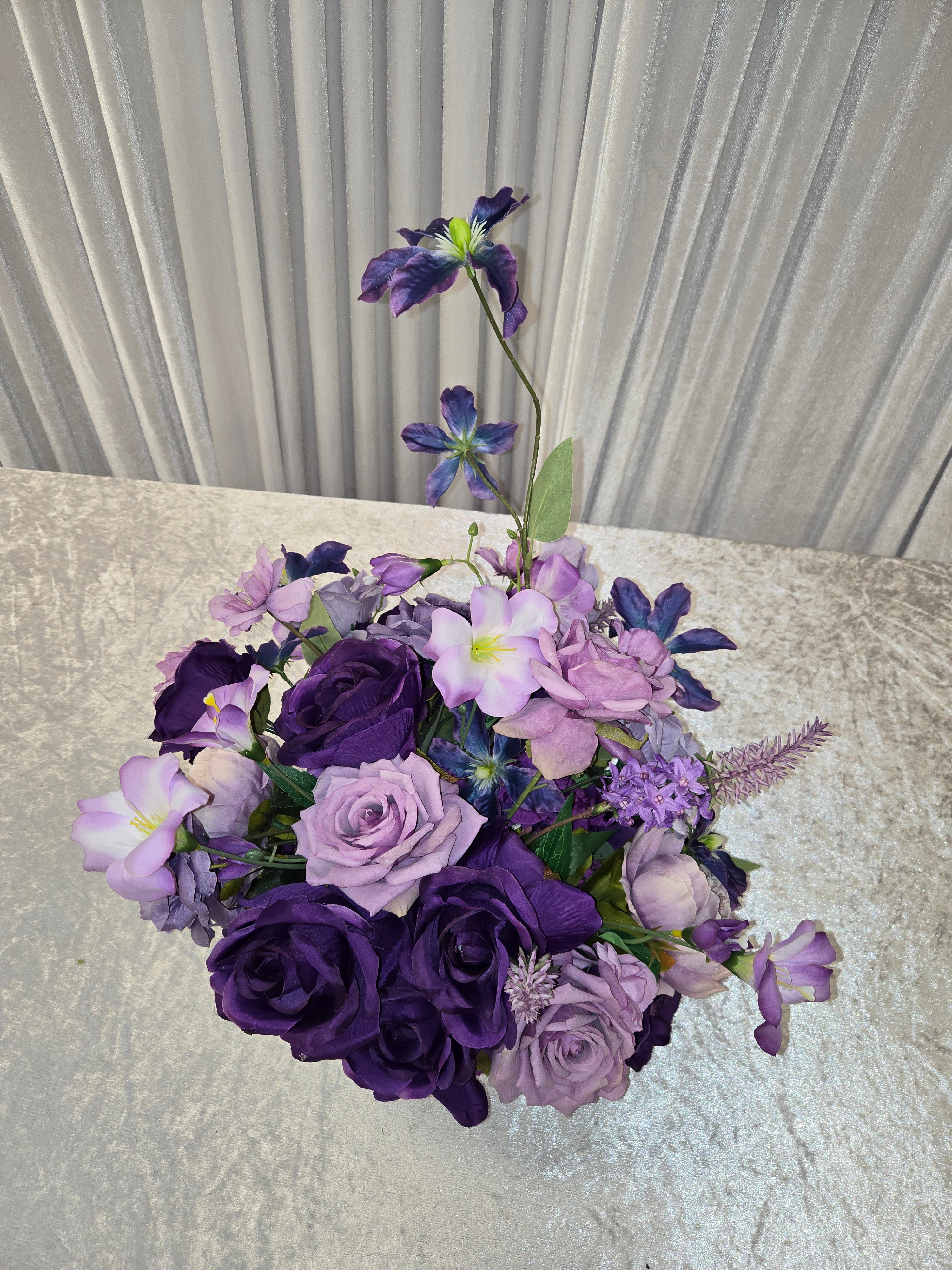 Purple Center piece