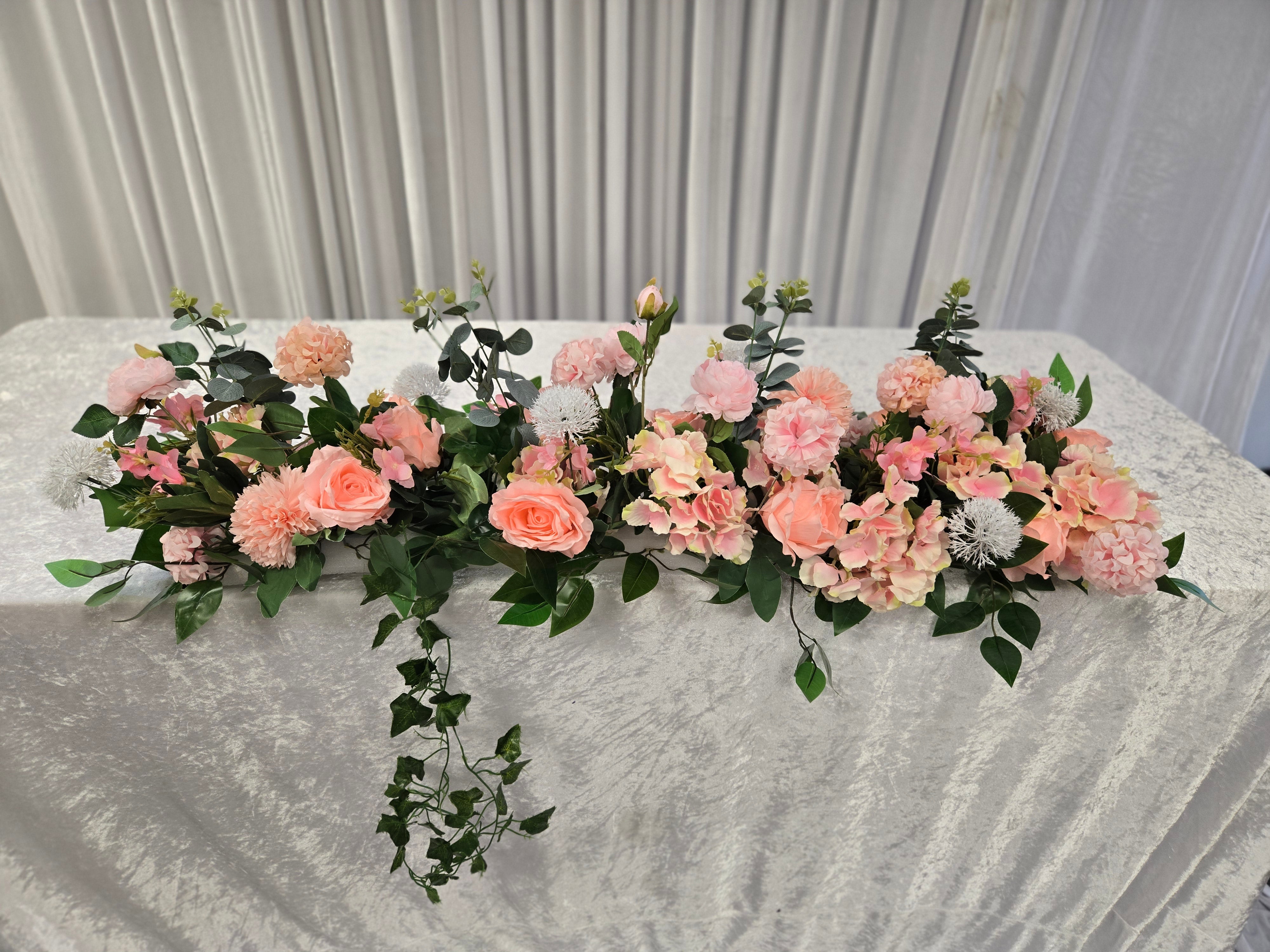 Coral Floral Runner