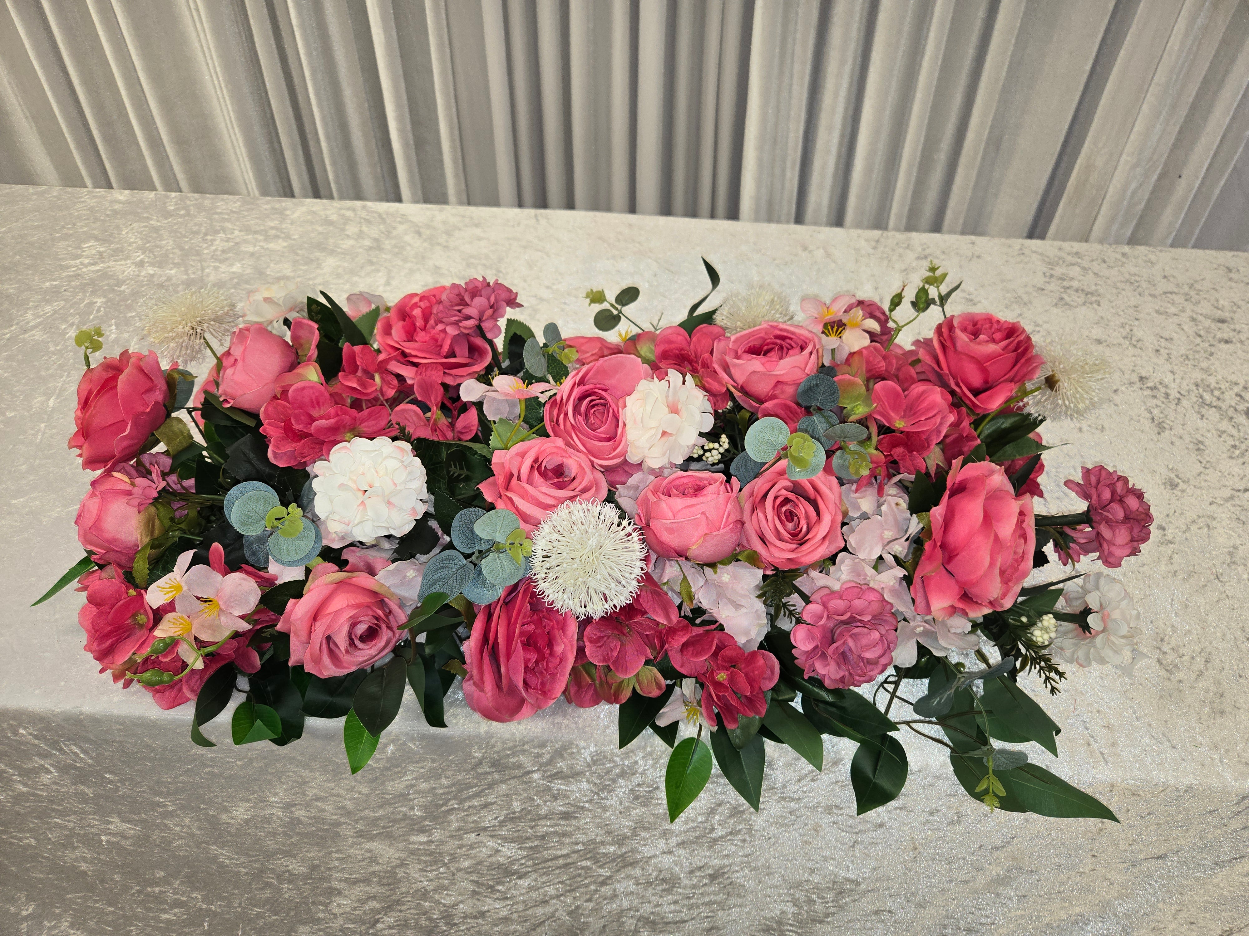 Pink Floral Runner