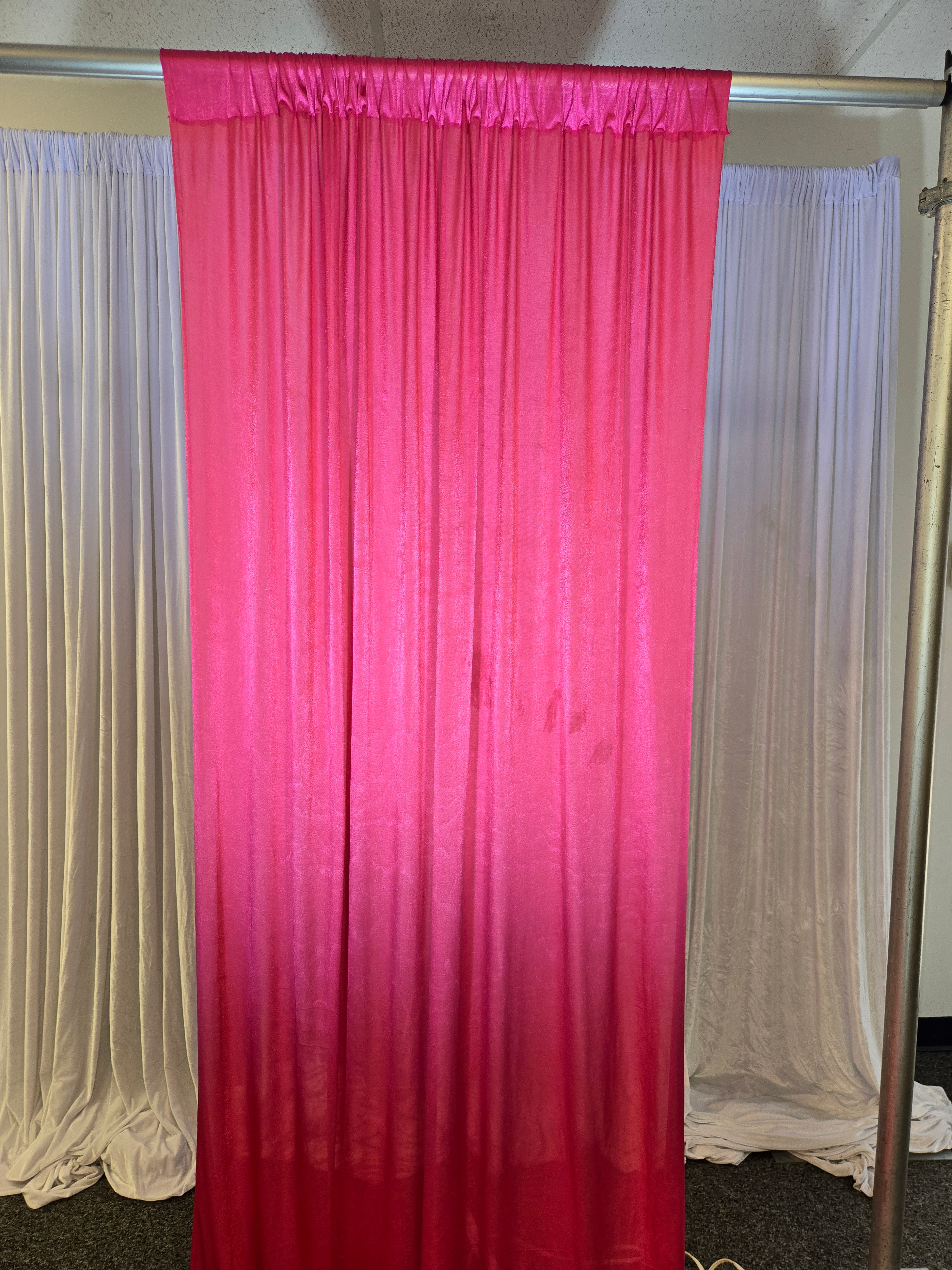 Florence Pink Spandex Drapes 14ft