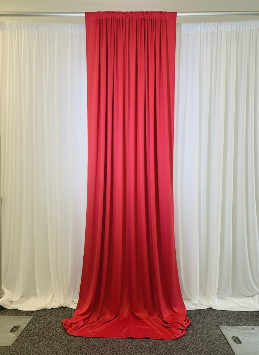 Spandex Red Drape 14 ft