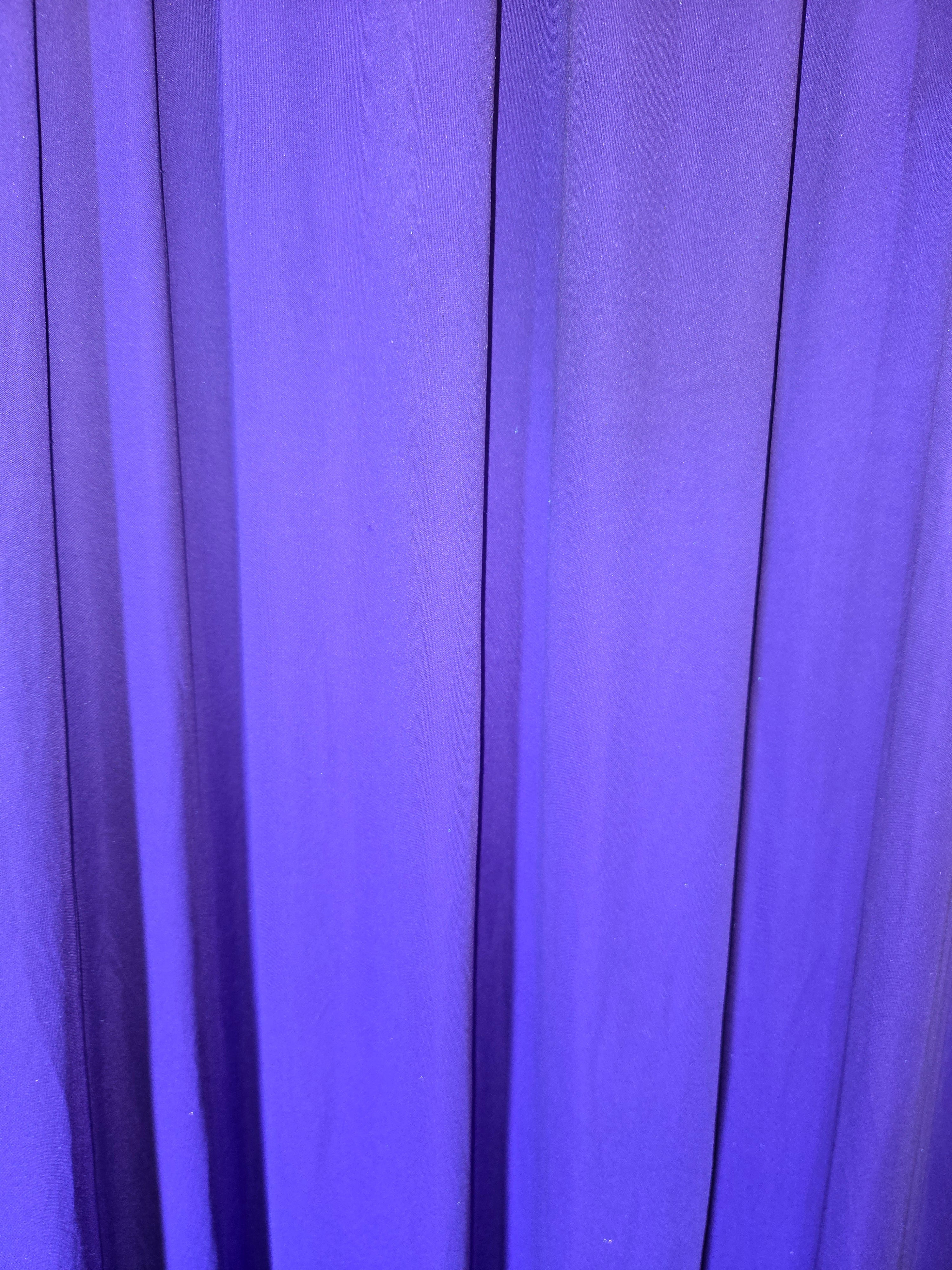 Purple Spandex Drapes 10 ft