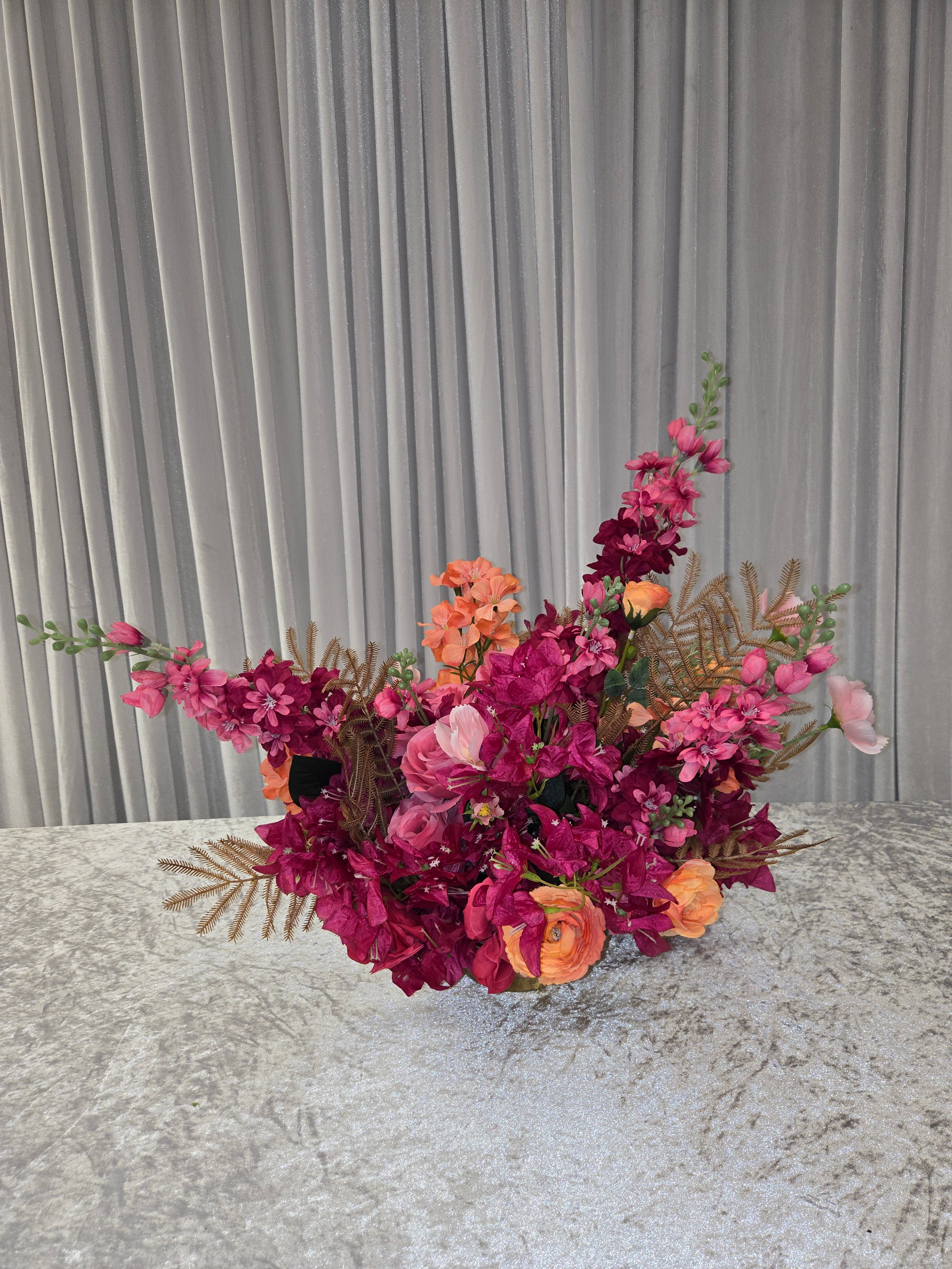 Pink and Orange Center piece