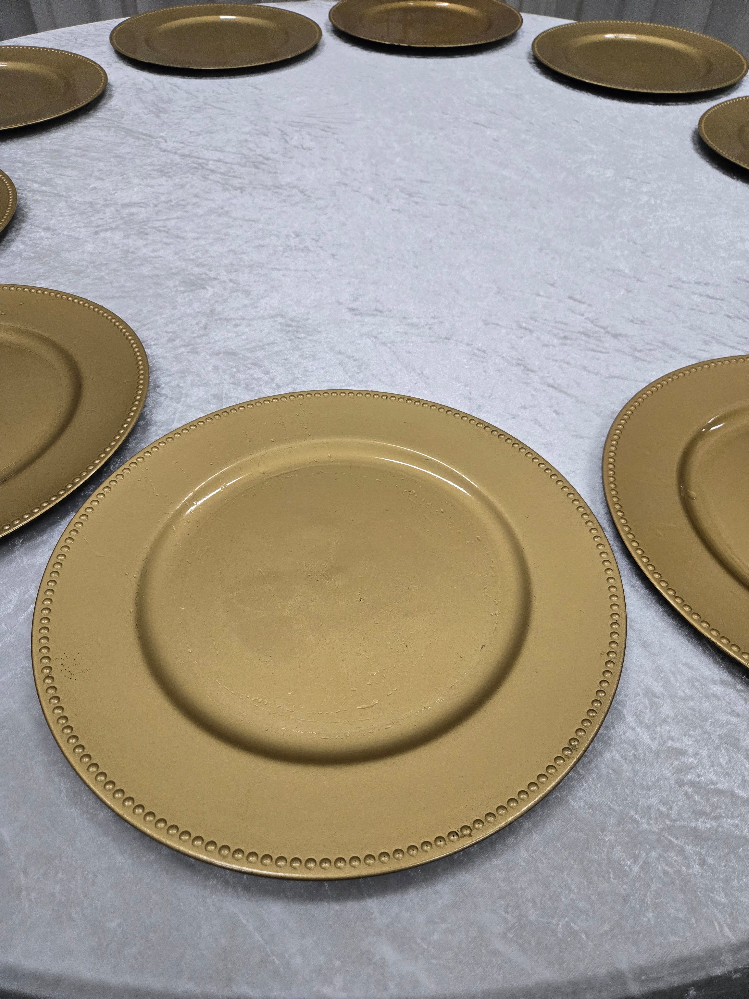 Gold Chargers