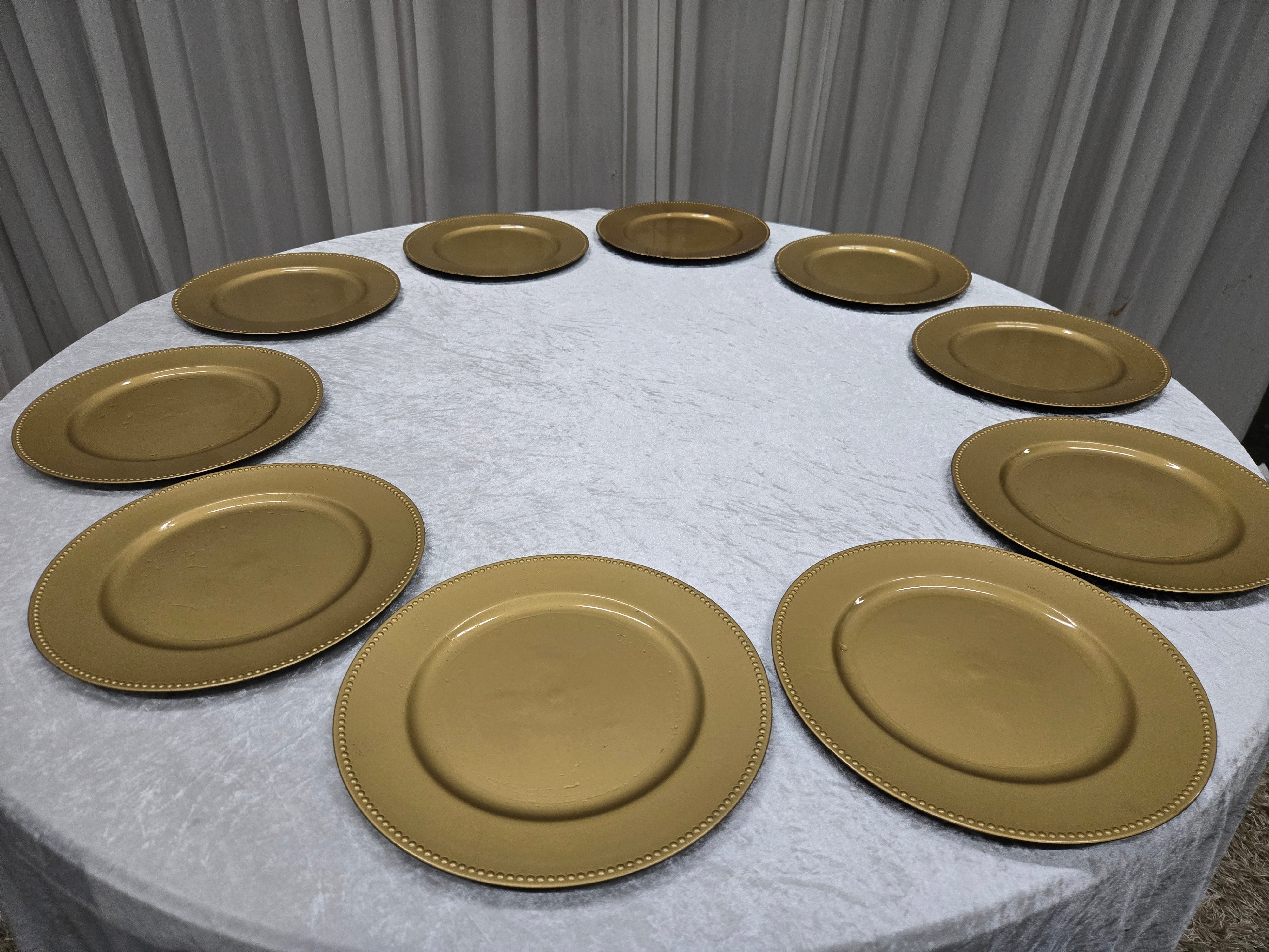 Gold Chargers