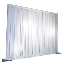 Pipe drape kit 6-30-feet tall